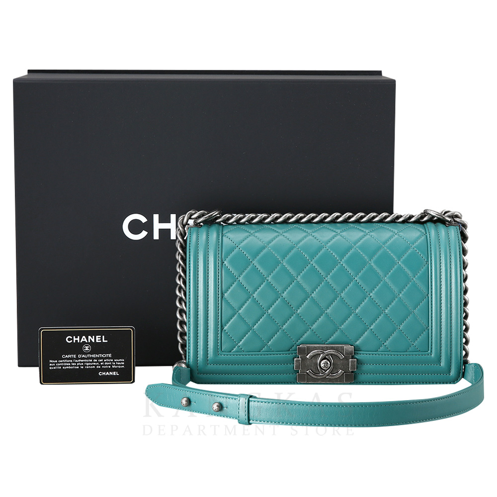 CHANEL(USED)샤넬 보이샤넬 램스킨 미듐