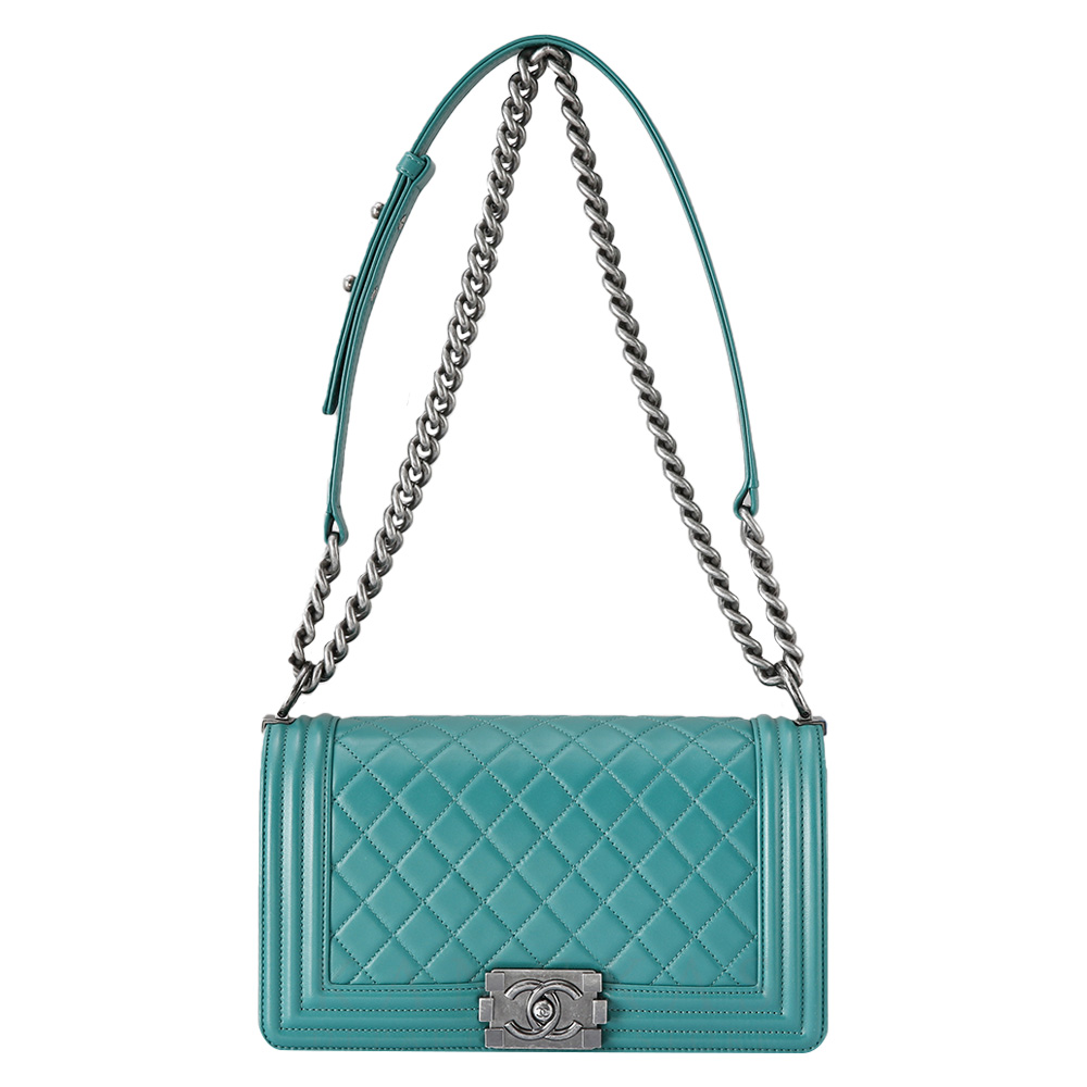 CHANEL(USED)샤넬 보이샤넬 램스킨 미듐