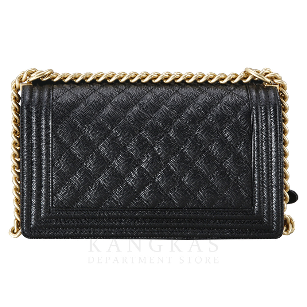 CHANEL(USED)샤넬 캐비어 보이샤넬 미듐