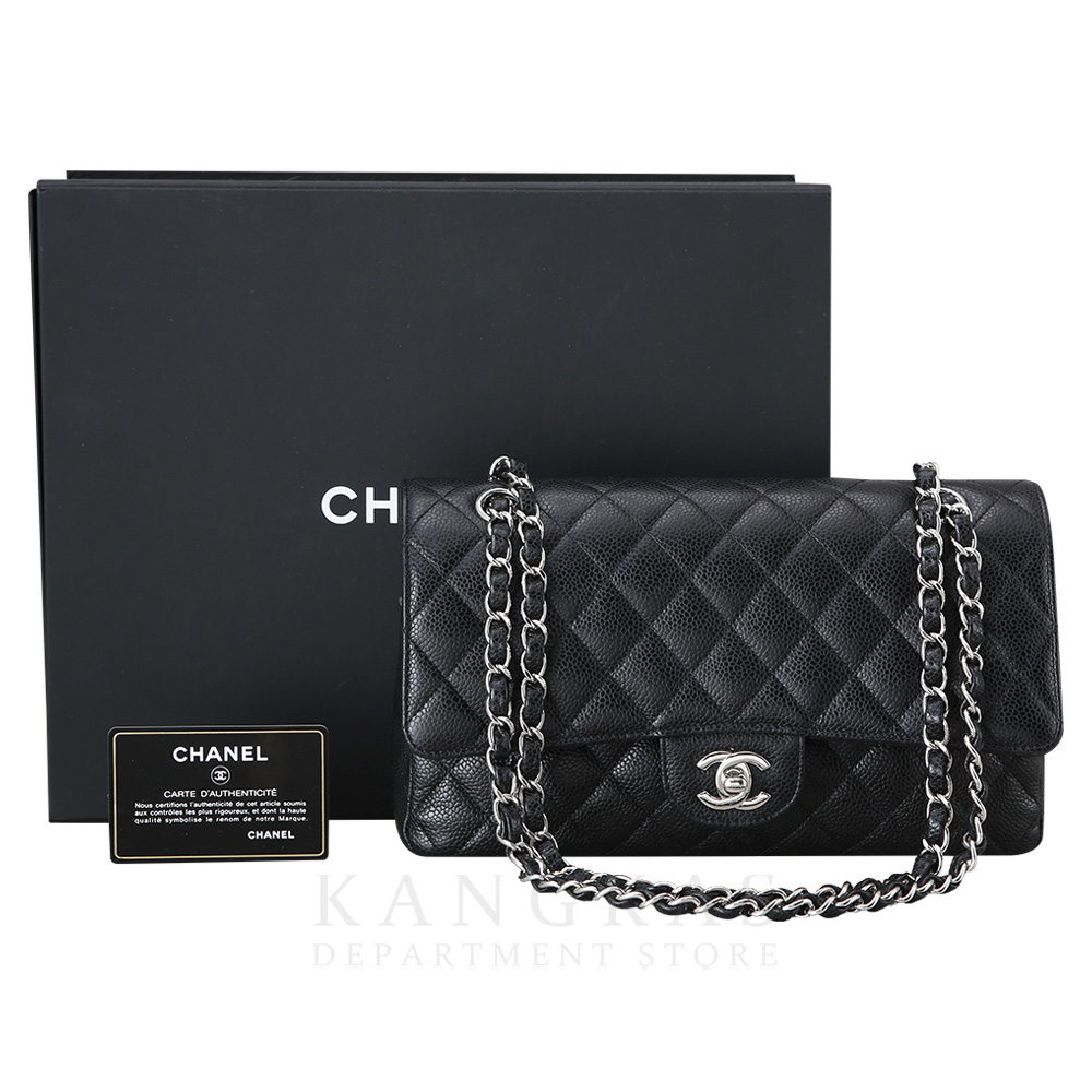 CHANEL(USED)샤넬 클래식 캐비어 미듐