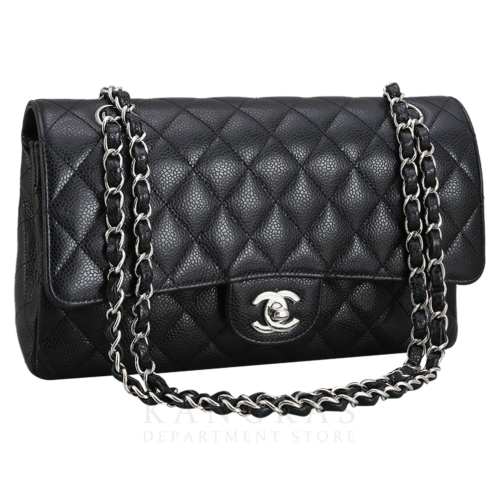 CHANEL(USED)샤넬 클래식 캐비어 미듐