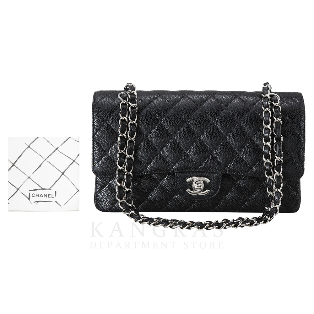 CHANEL(USED)샤넬 캐비어 클래식 미듐 플랩백