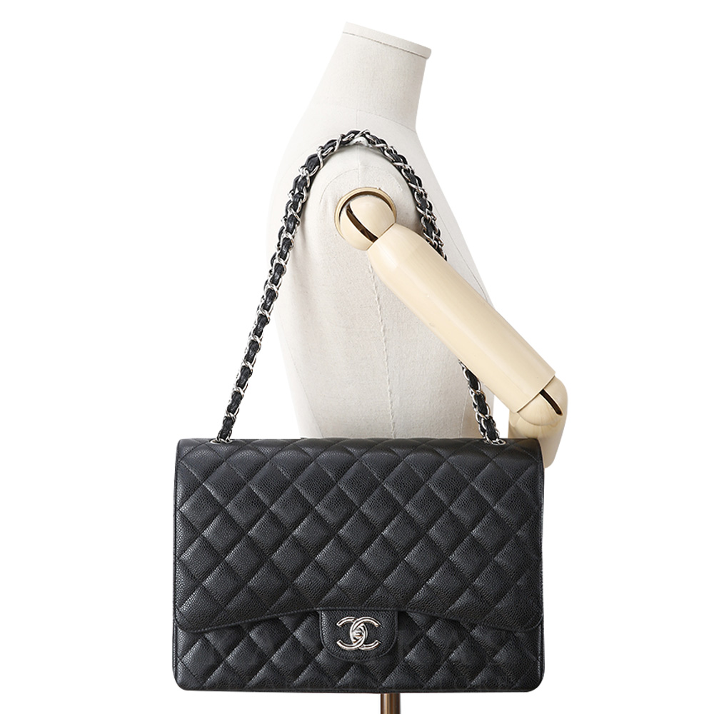 CHANEL(USED)샤넬 캐비어 클래식 맥시