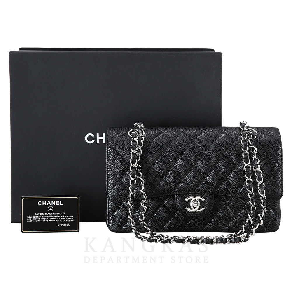 CHANEL(USED)샤넬 클래식 캐비어 미듐