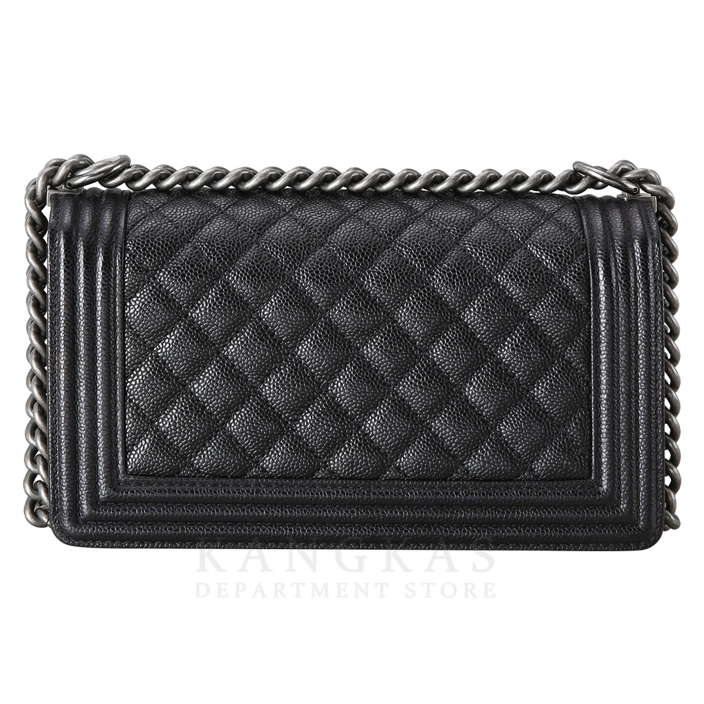 CHANEL(USED)샤넬 보이샤넬 캐비어 미듐