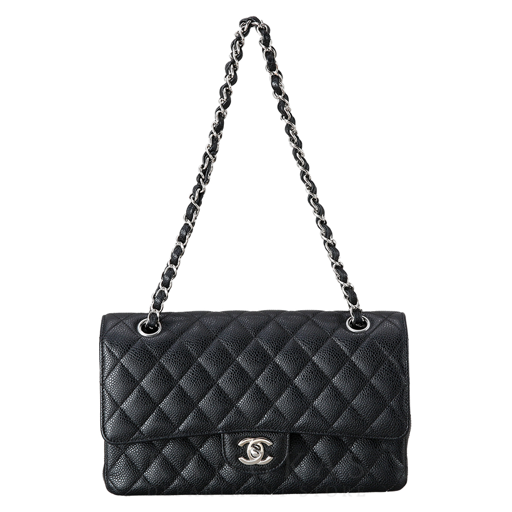 CHANEL(USED)샤넬 캐비어 클래식 미듐 플랩백