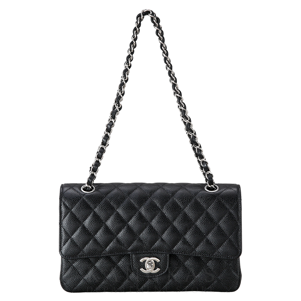 CHANEL(USED)샤넬 캐비어 클래식 미듐 플랩백