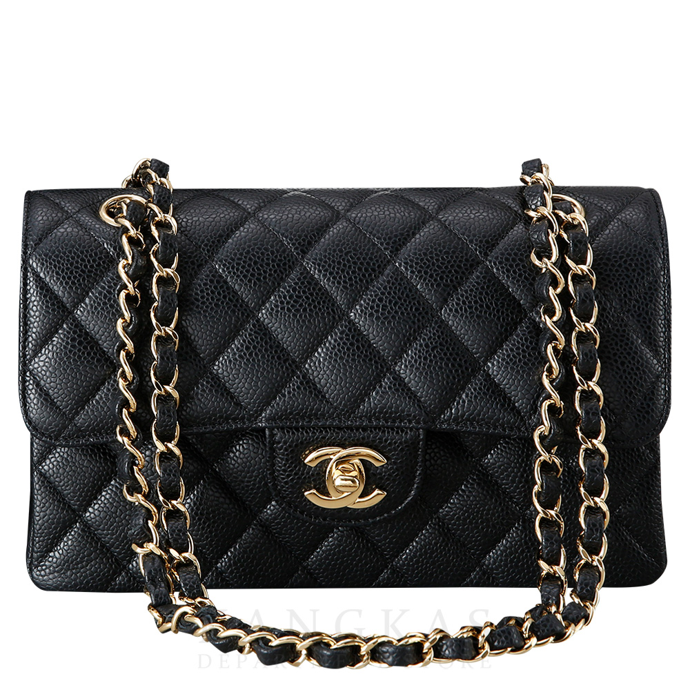 CHANEL(USED)샤넬 캐비어 클래식 스몰 플랩백 금장