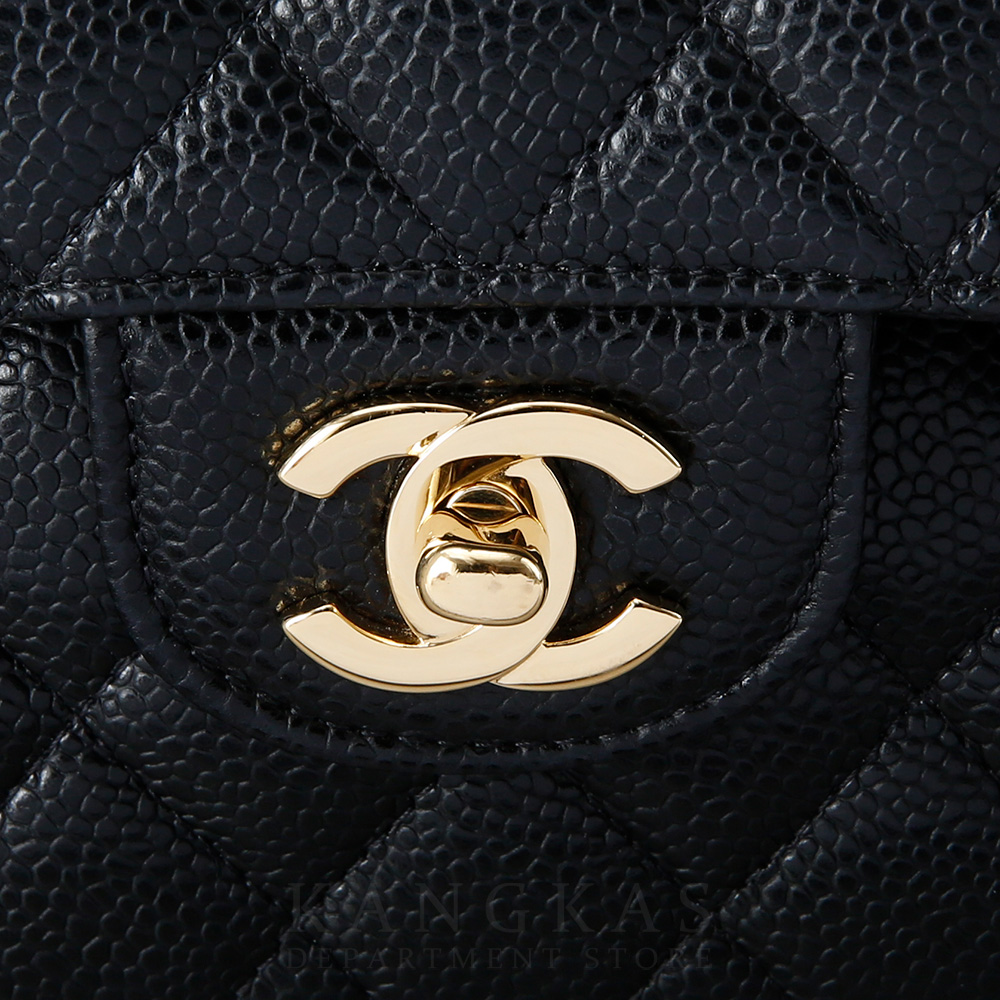 CHANEL(USED)샤넬 캐비어 클래식 스몰 플랩백 금장