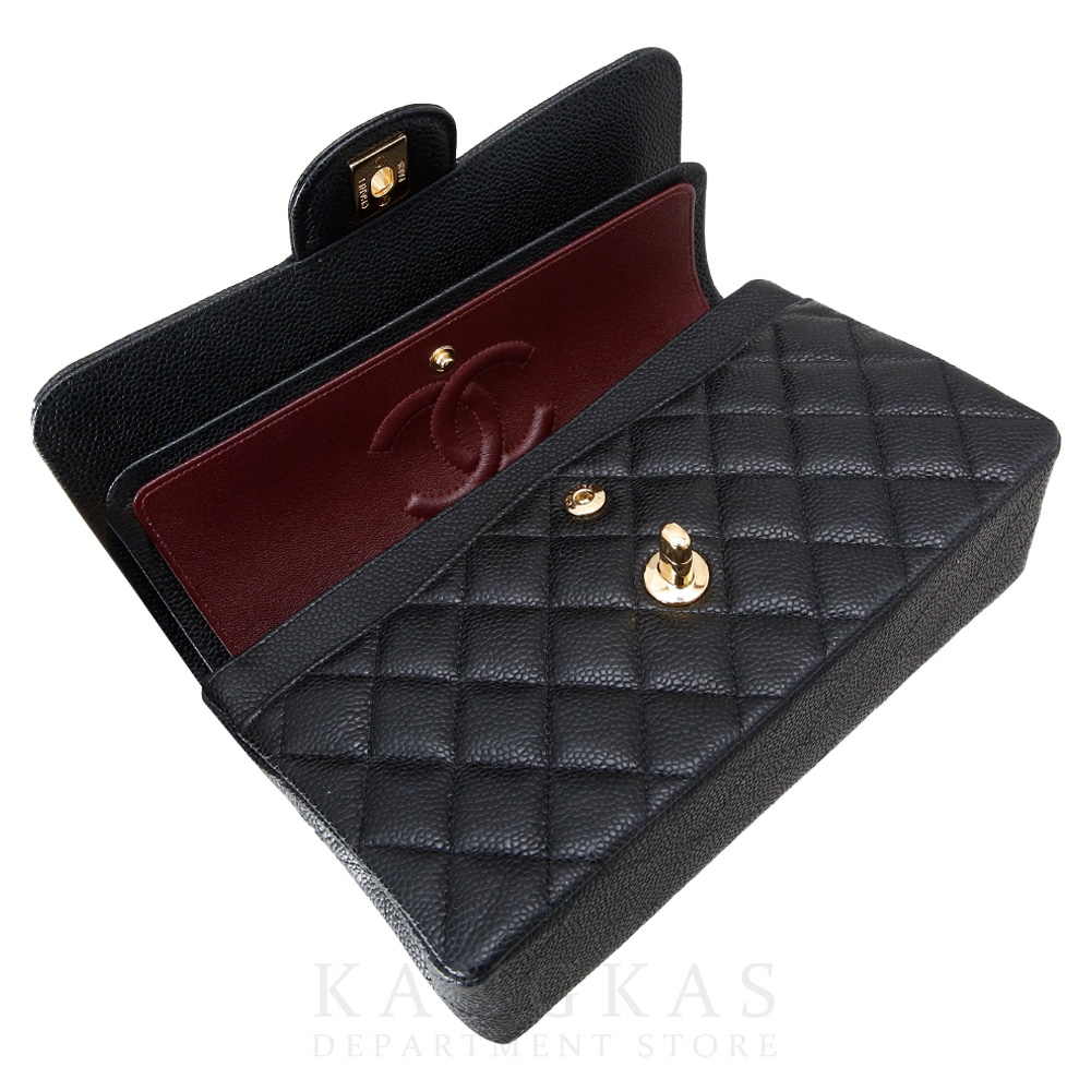 CHANEL(USED)샤넬 캐비어 클래식 스몰 플랩백 금장