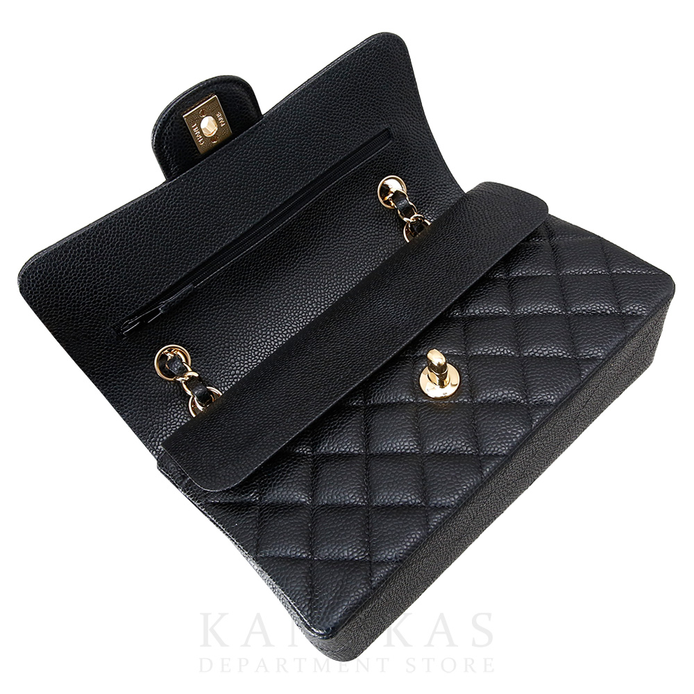 CHANEL(USED)샤넬 캐비어 클래식 스몰 플랩백 금장