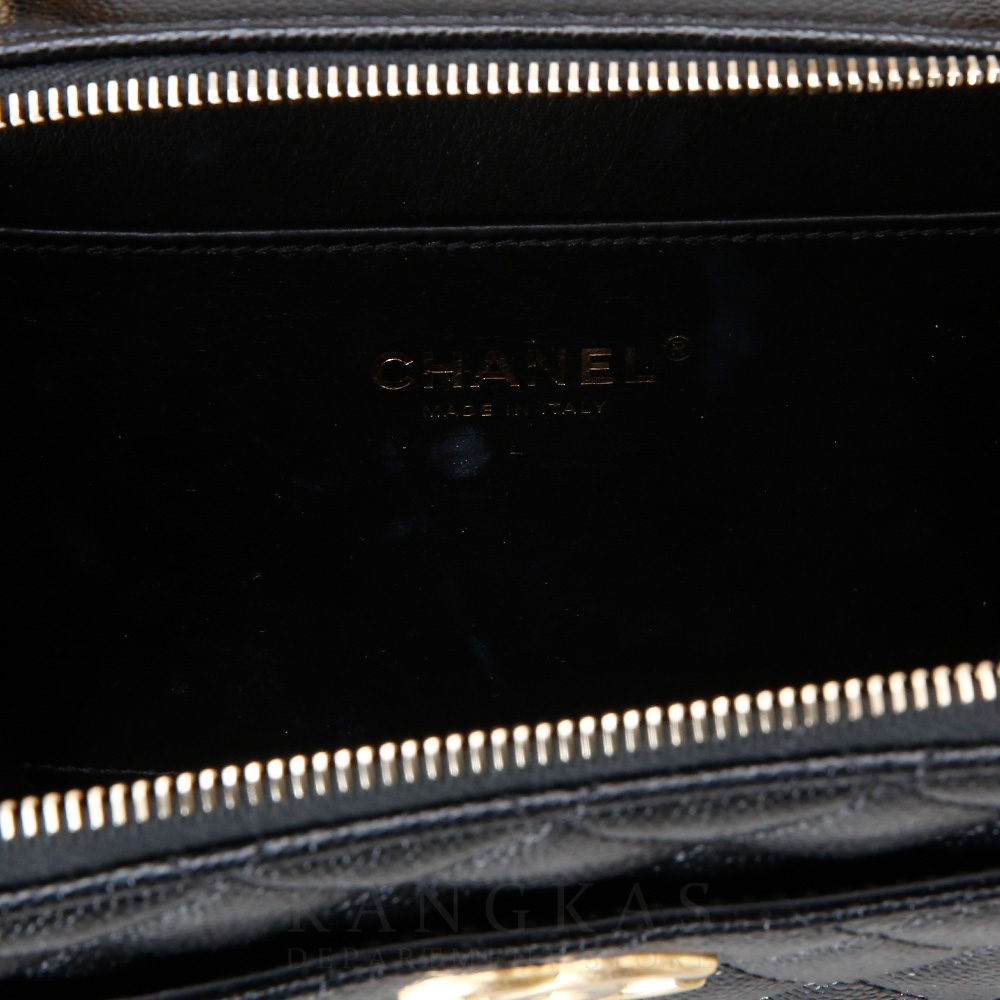 CHANEL(USED)샤넬 시즌 AS3222 베니티 케이스 탑 핸들백