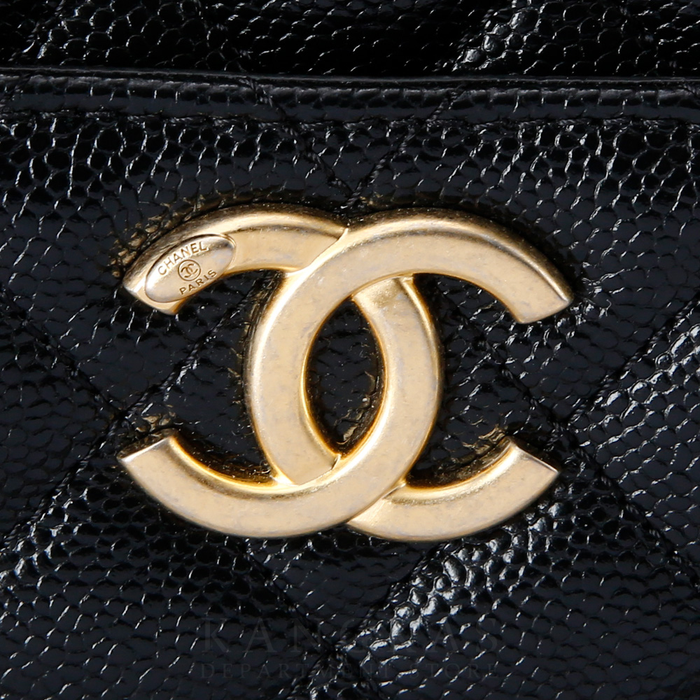 CHANEL(USED)샤넬 시즌 AS3222 베니티 케이스 탑 핸들백