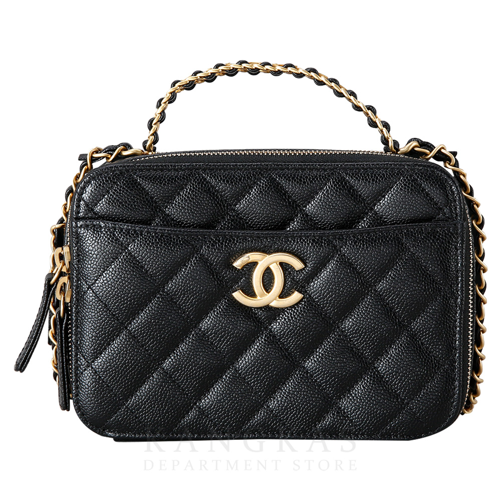 CHANEL(USED)샤넬 시즌 AS3222 베니티 케이스 탑 핸들백