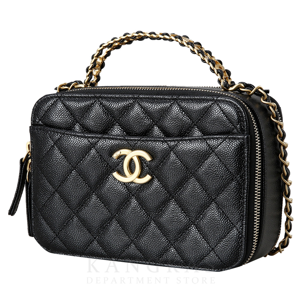 CHANEL(USED)샤넬 시즌 AS3222 베니티 케이스 탑 핸들백