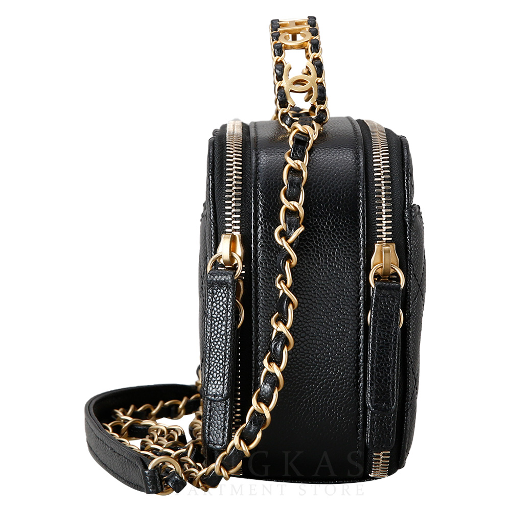CHANEL(USED)샤넬 시즌 AS3222 베니티 케이스 탑 핸들백