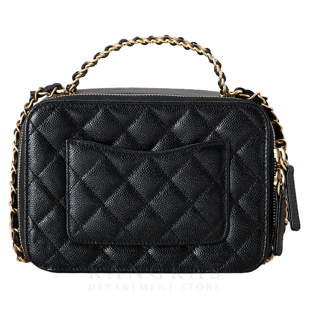 CHANEL(USED)샤넬 시즌 AS3222 베니티 케이스 탑 핸들백