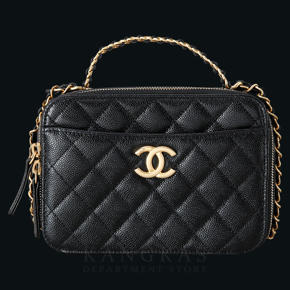 CHANEL(USED)샤넬 시즌 AS3222 베니티 케이스 탑 핸들백