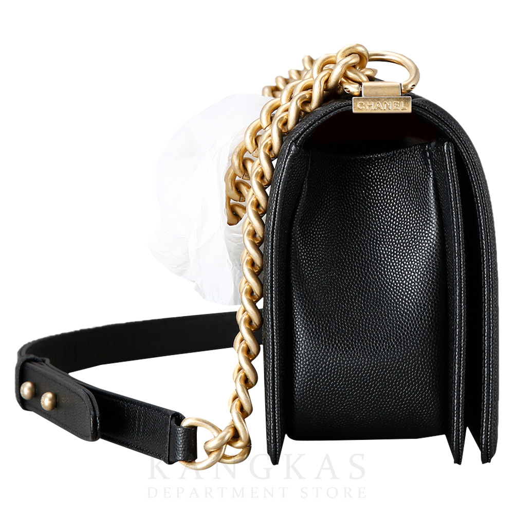 CHANEL(USED)샤넬 캐비어 보이샤넬 미듐