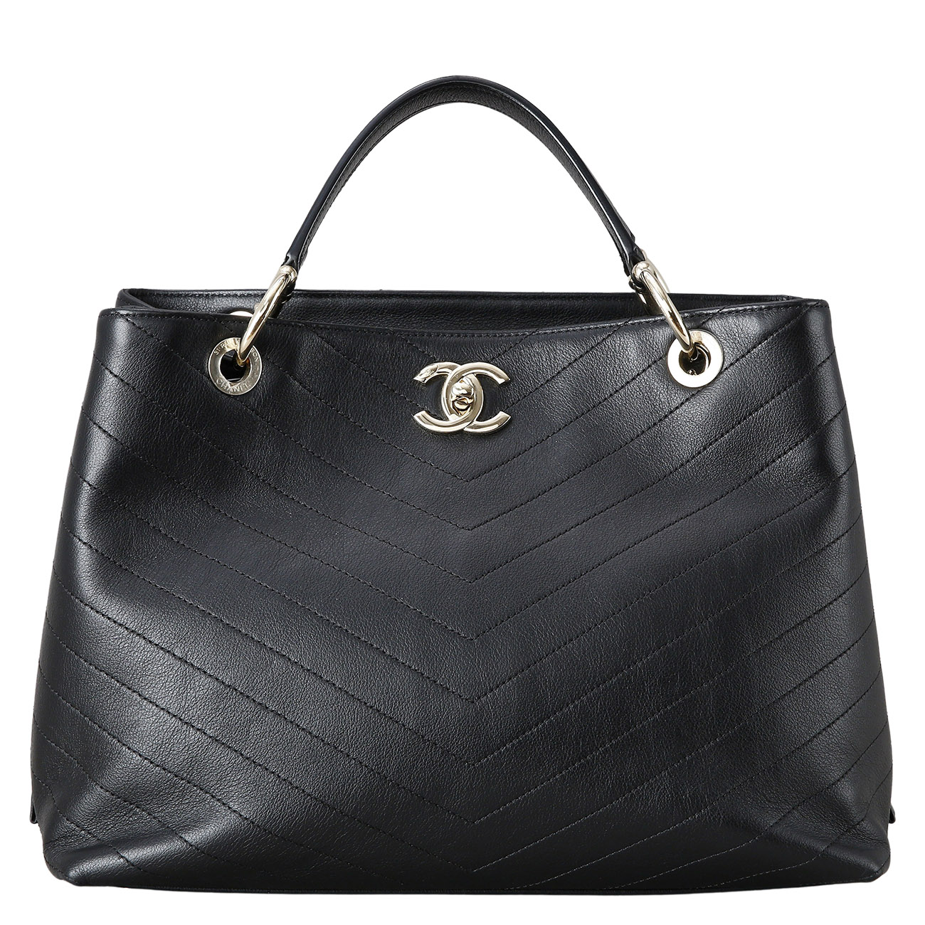 CHANEL(USED)샤넬 시즌 쉐브론 토트백 라지