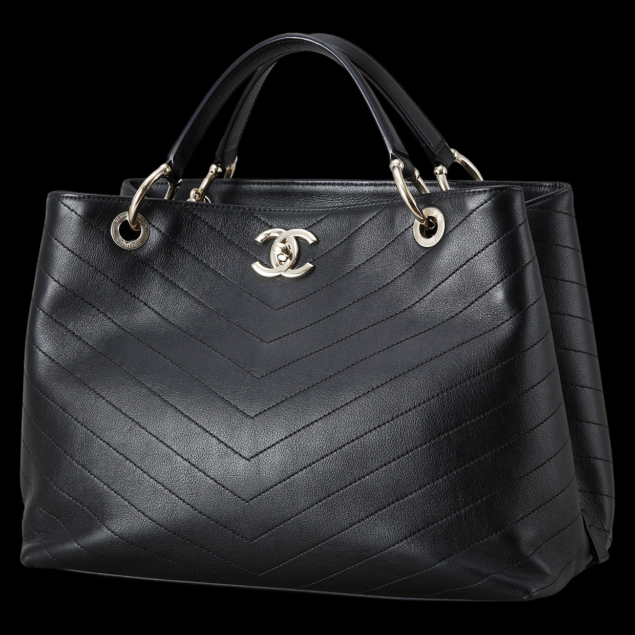 CHANEL(USED)샤넬 시즌 쉐브론 토트백 라지
