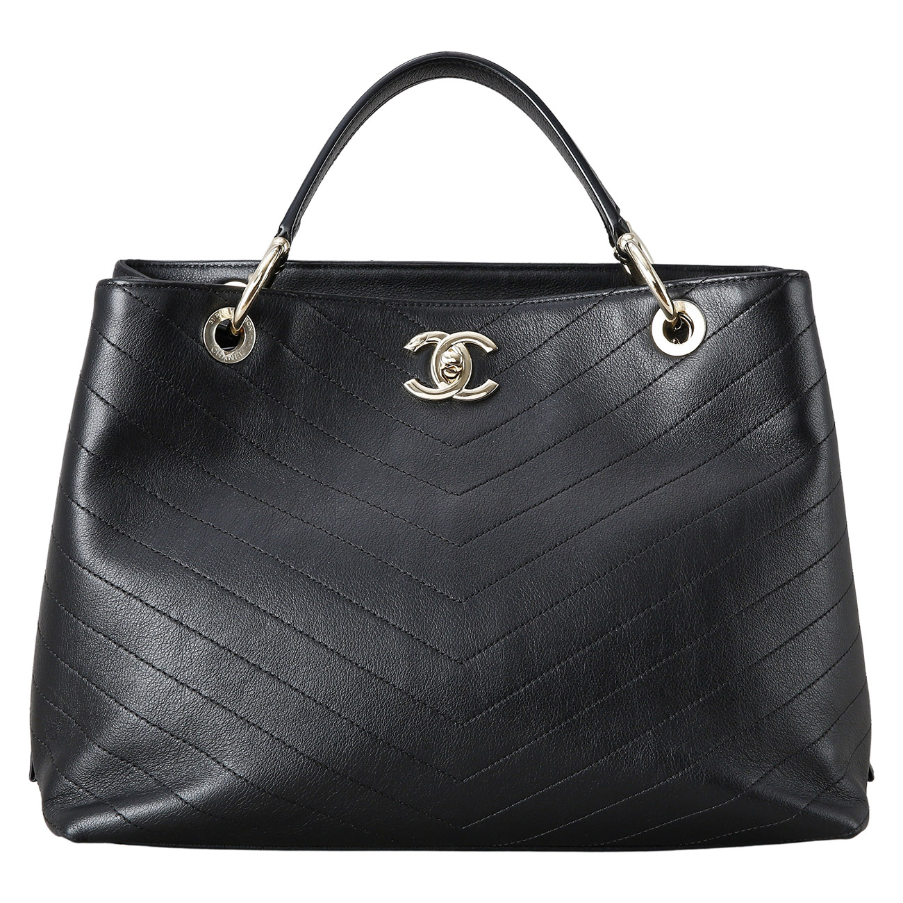 CHANEL(USED)샤넬 시즌 쉐브론 토트백 라지