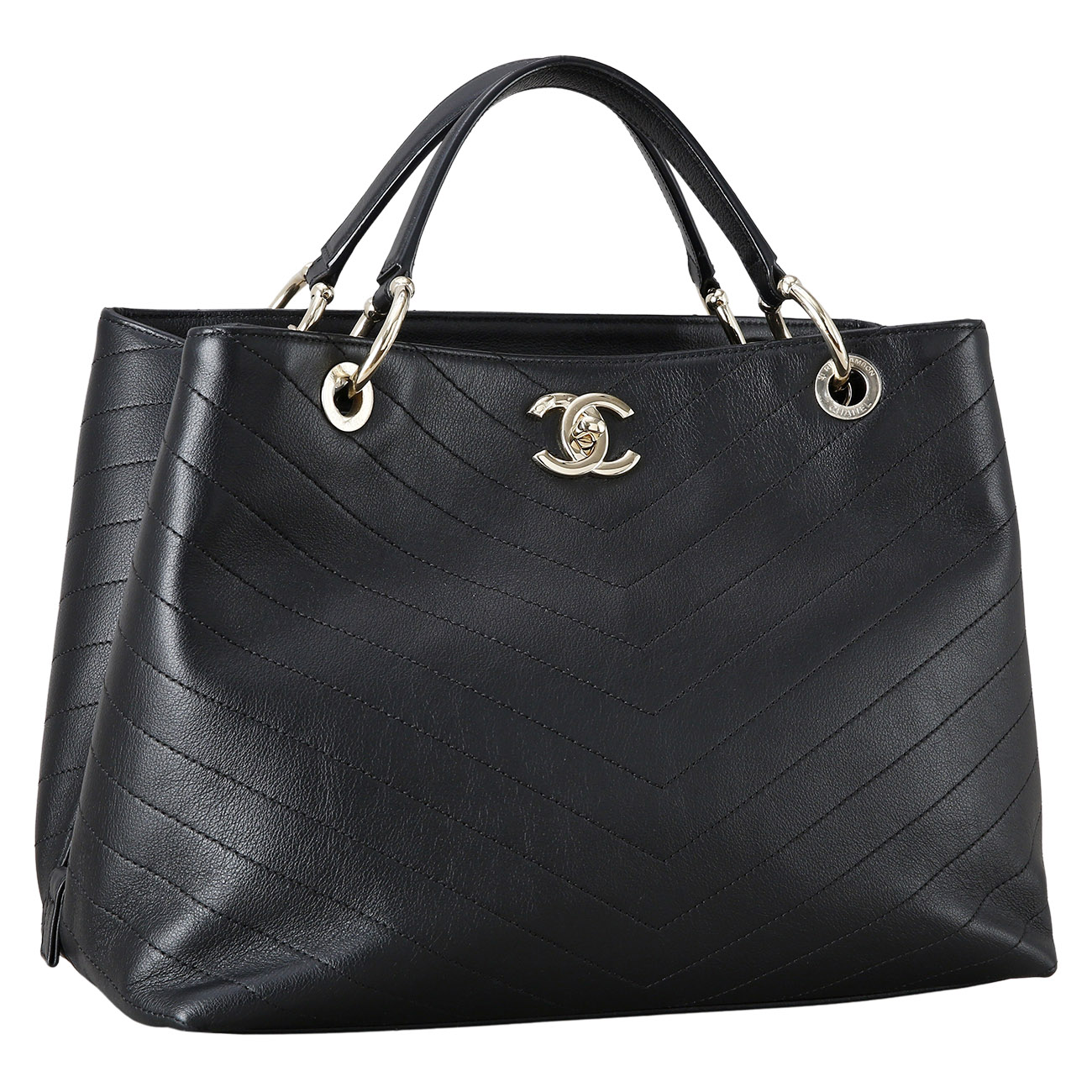 CHANEL(USED)샤넬 시즌 쉐브론 토트백 라지