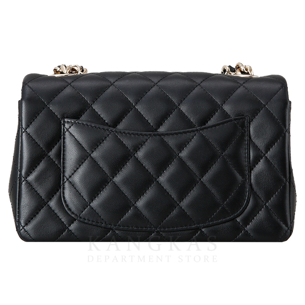 CHANEL(USED)샤넬 시즌 체인 클래식 램스킨 뉴미니 @@@@@