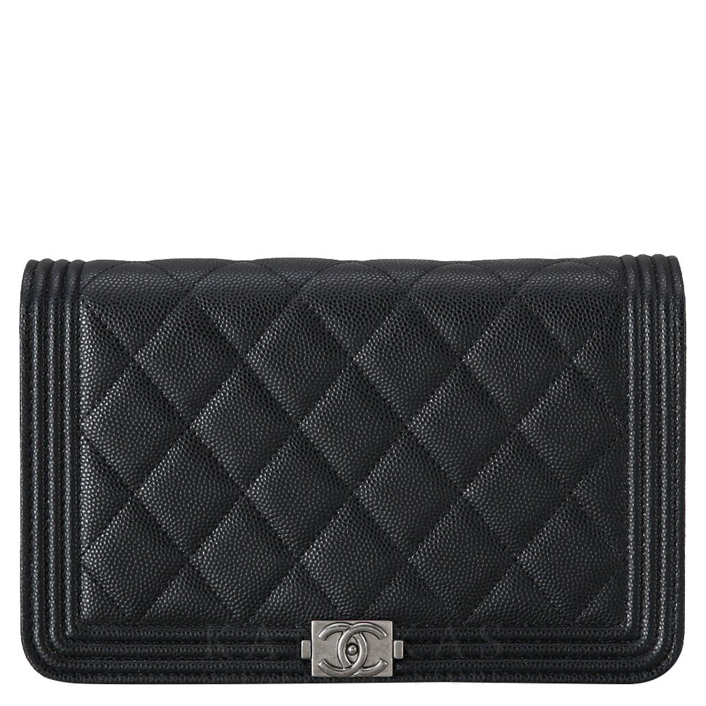CHANEL(USED)샤넬 보이샤넬 캐비어 WOC