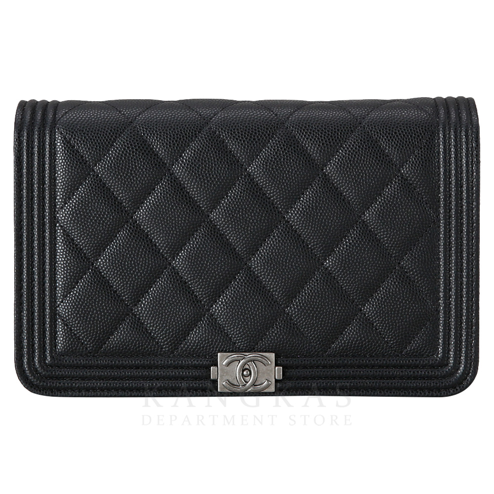 CHANEL(USED)샤넬 보이샤넬 캐비어 WOC