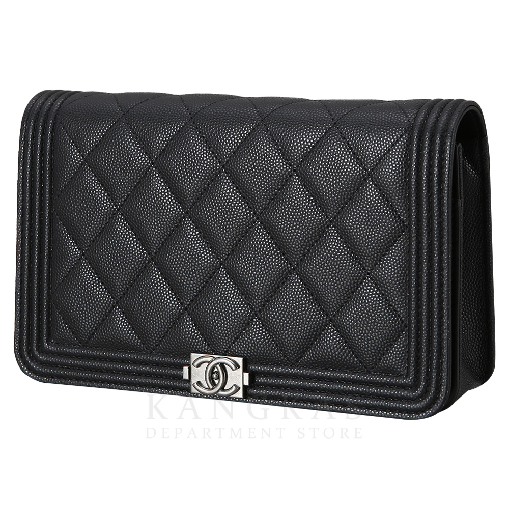 CHANEL(USED)샤넬 보이샤넬 캐비어 WOC