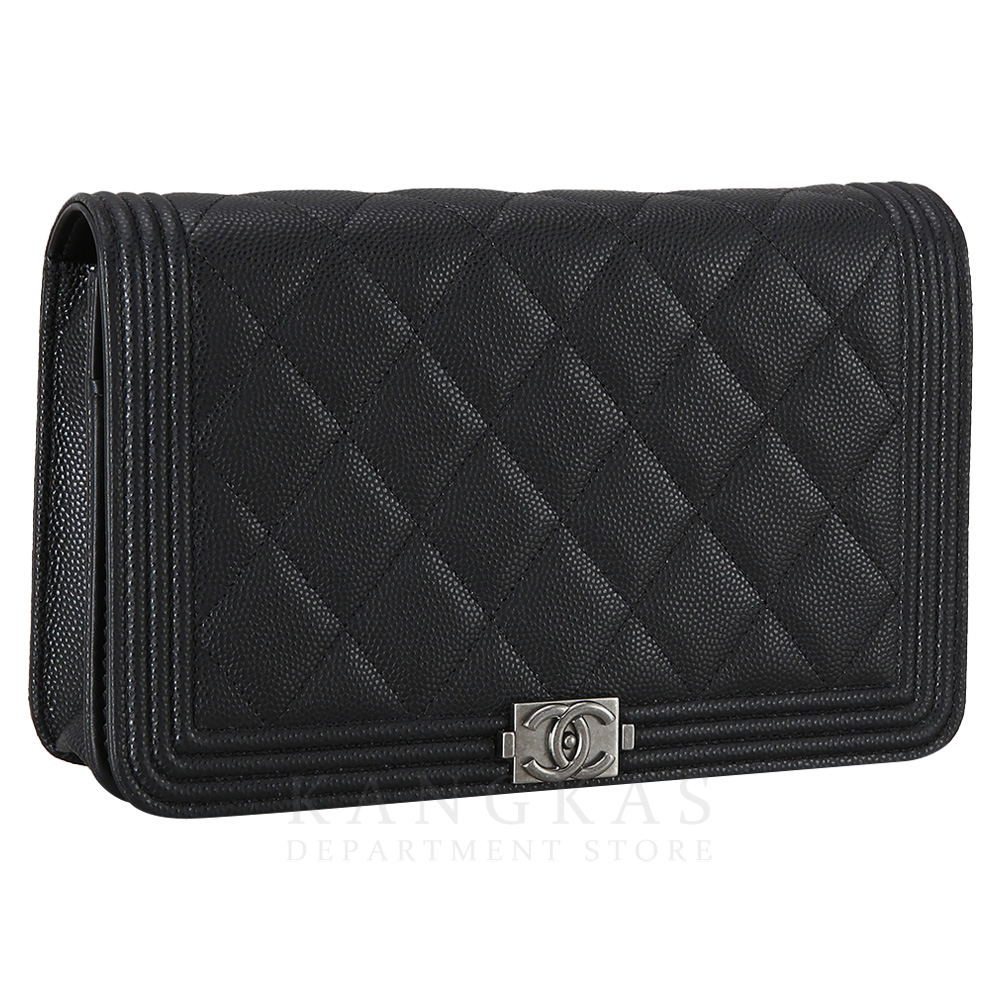 CHANEL(USED)샤넬 보이샤넬 캐비어 WOC