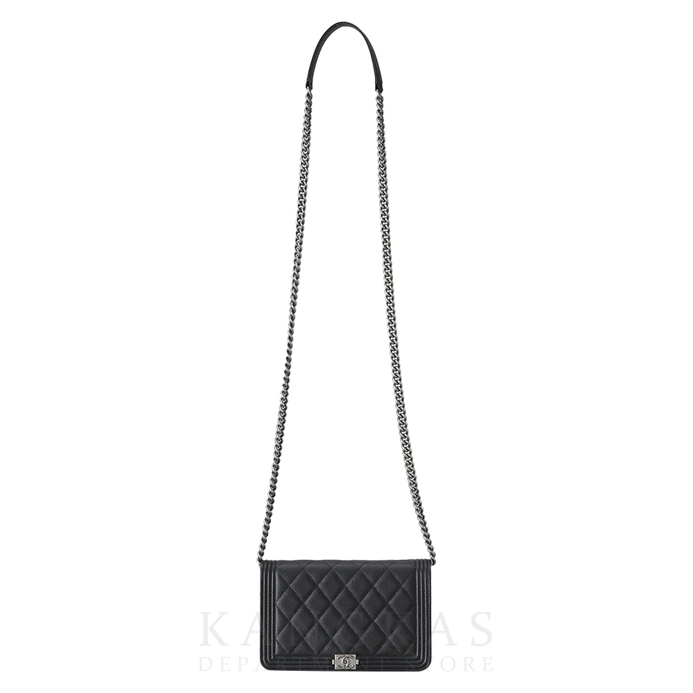 CHANEL(USED)샤넬 보이샤넬 캐비어 WOC