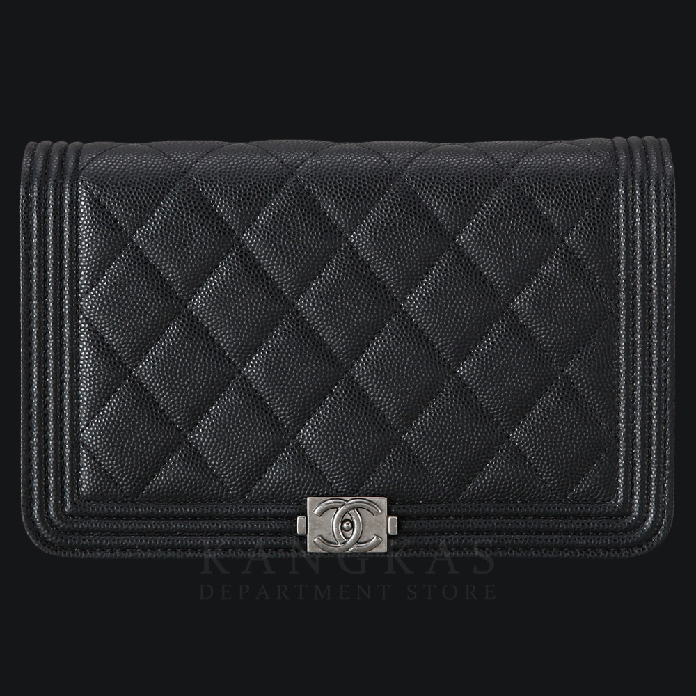 CHANEL(USED)샤넬 보이샤넬 캐비어 WOC