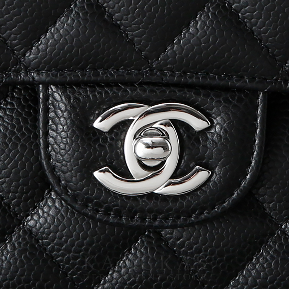 CHANEL(USED)샤넬 클래식 캐비어 미듐 블랙