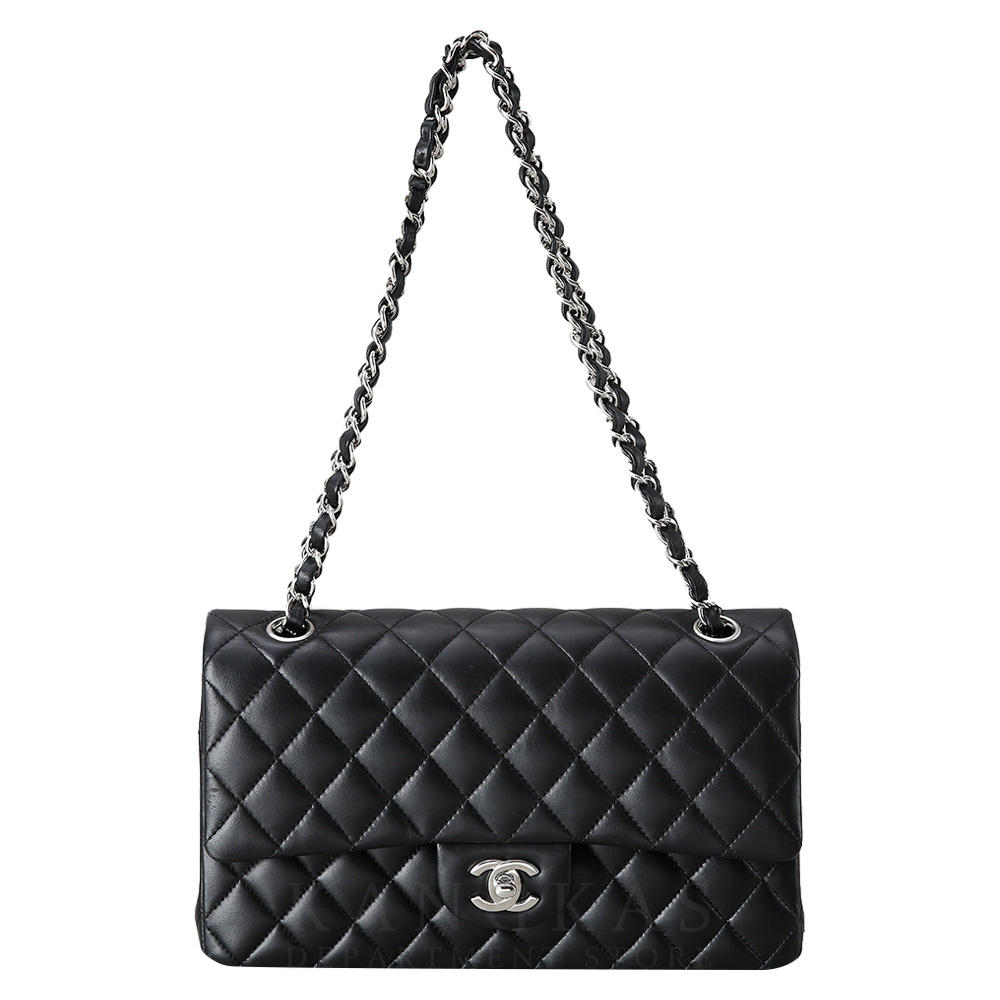 CHANEL(USED)샤넬 램스킨 클래식 미듐 플랩백