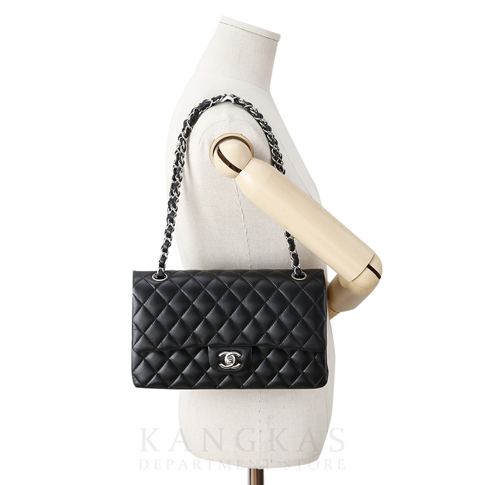 CHANEL(USED)샤넬 램스킨 클래식 미듐 플랩백