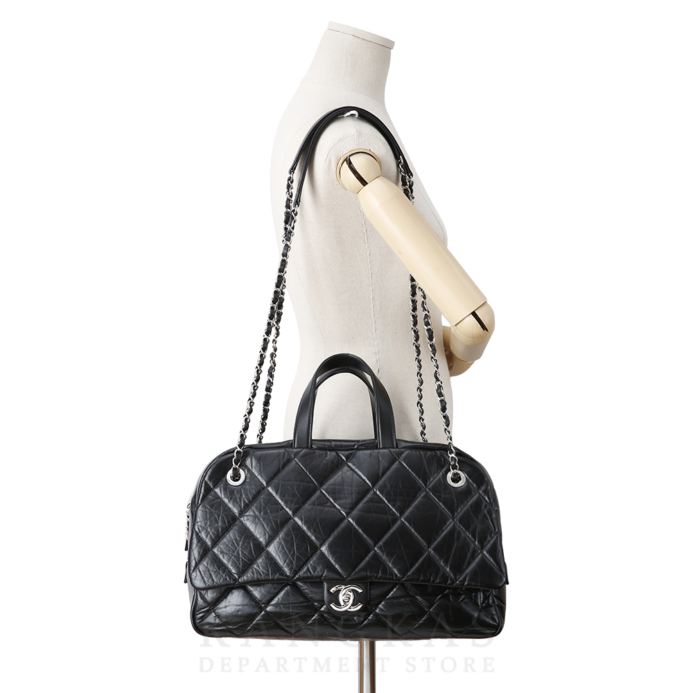 CHANEL(USED)시즌 CC로고 볼링백
