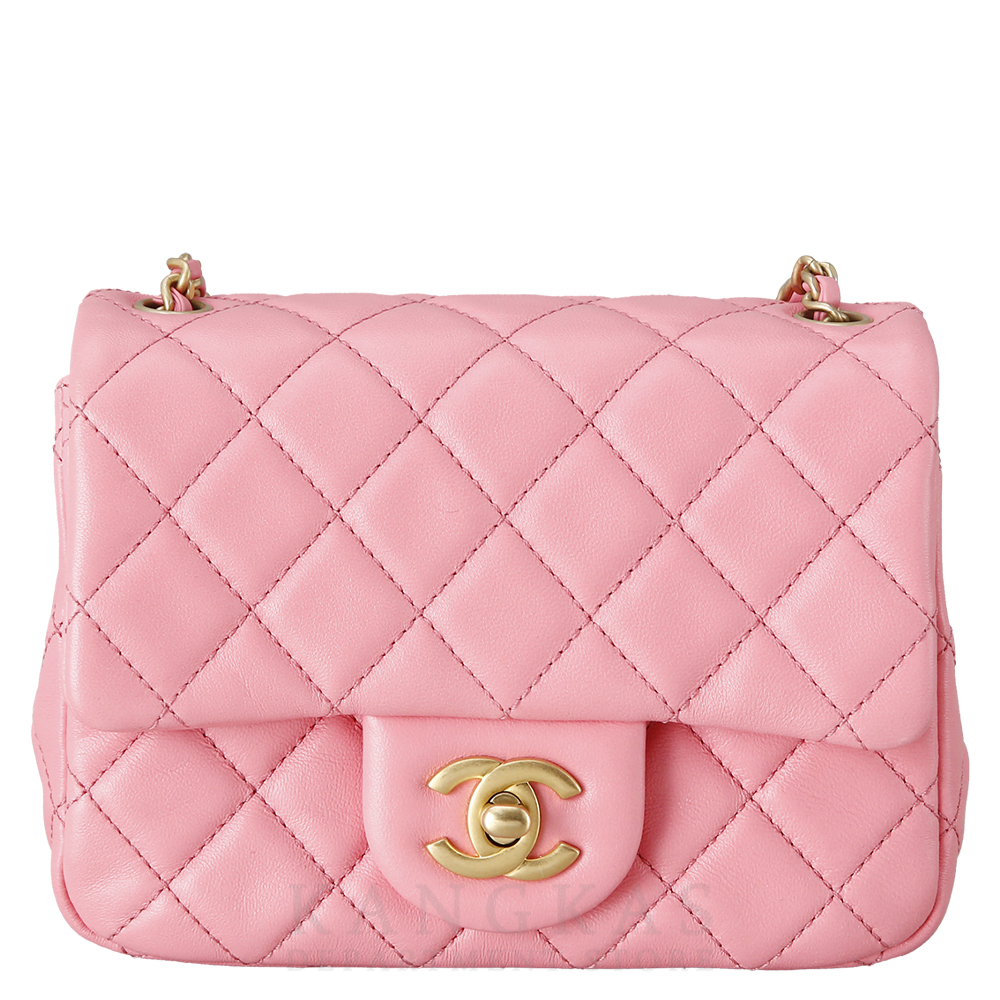 CHANEL(USED)샤넬 램스킨 클래식 쁘띠삭 골든볼