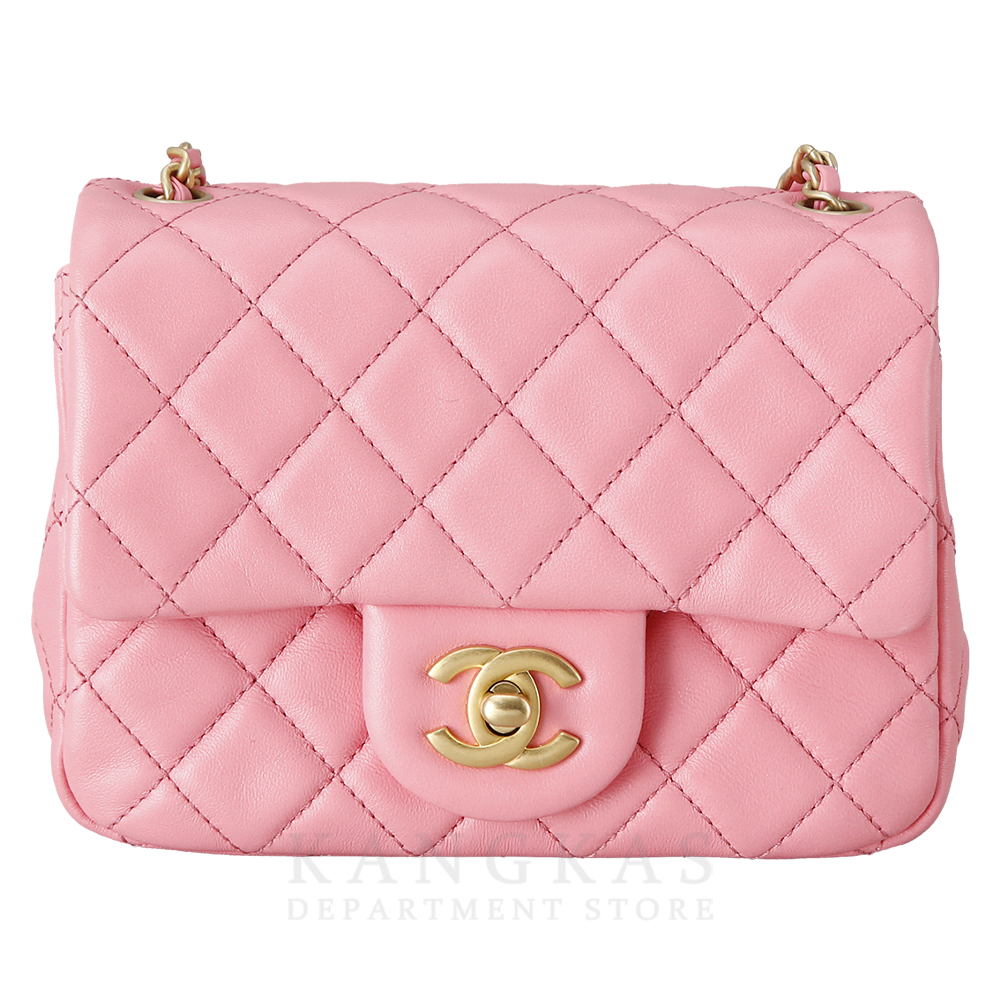 CHANEL(USED)샤넬 램스킨 클래식 쁘띠삭 골든볼