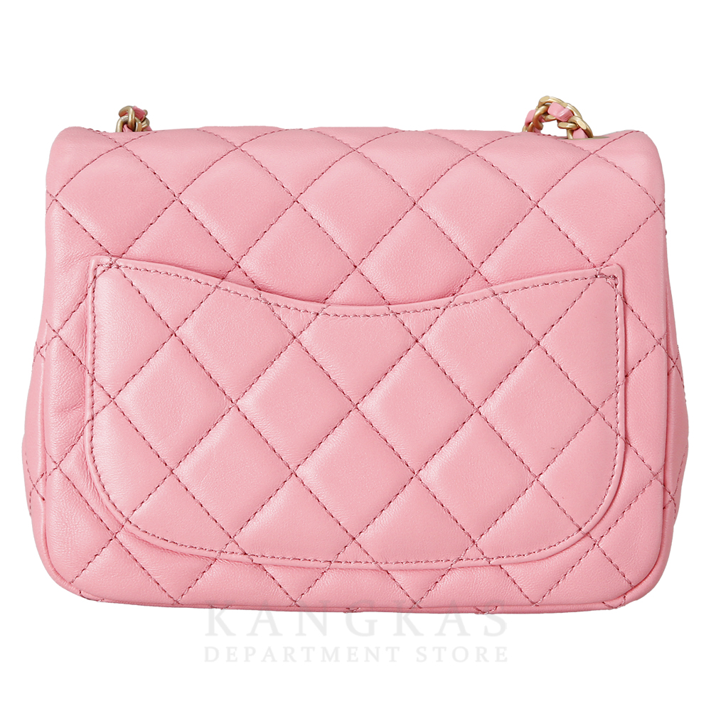 CHANEL(USED)샤넬 램스킨 클래식 쁘띠삭 골든볼