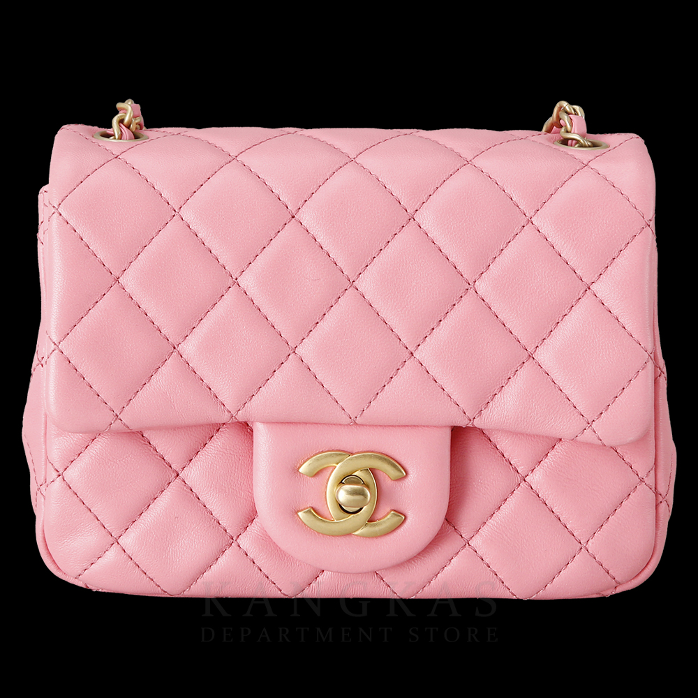 CHANEL(USED)샤넬 램스킨 클래식 쁘띠삭 골든볼
