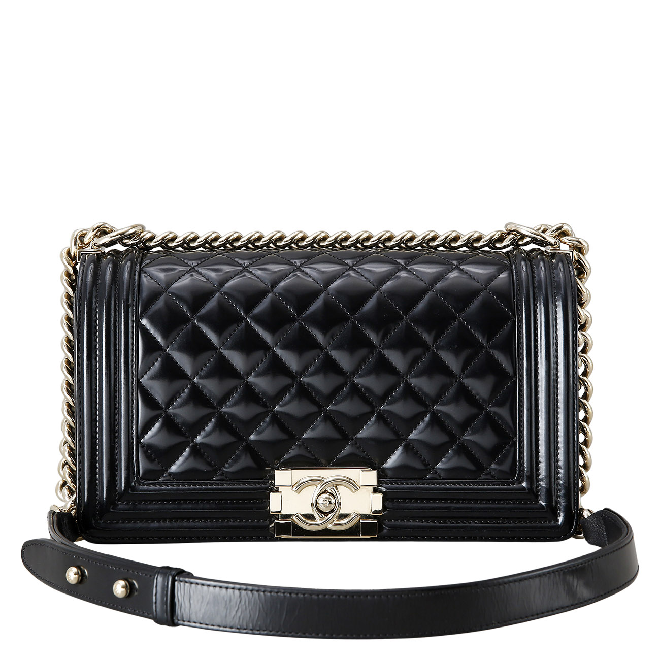 CHANEL(USED)샤넬 페이던트 보이샤넬 미듐