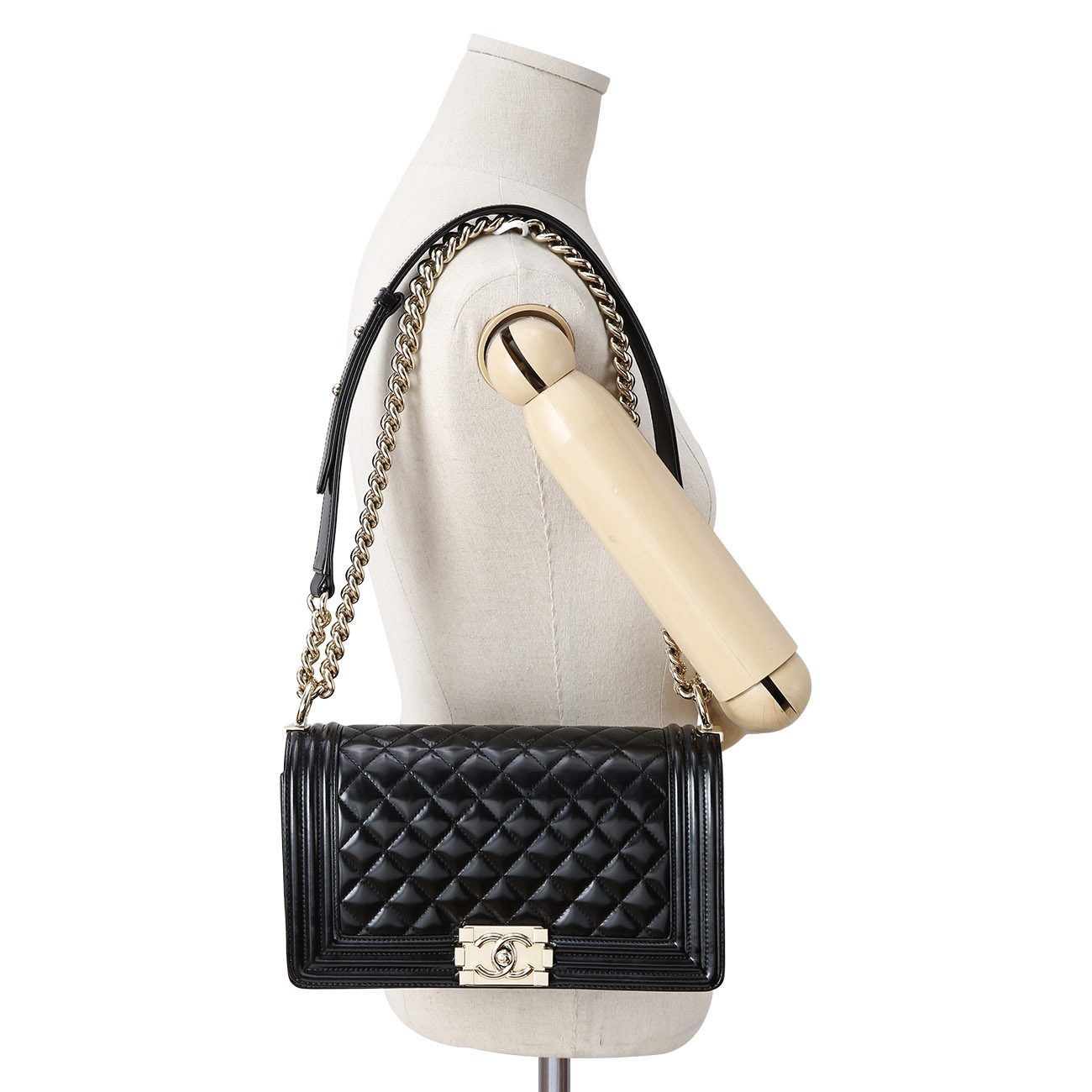 CHANEL(USED)샤넬 페이던트 보이샤넬 미듐