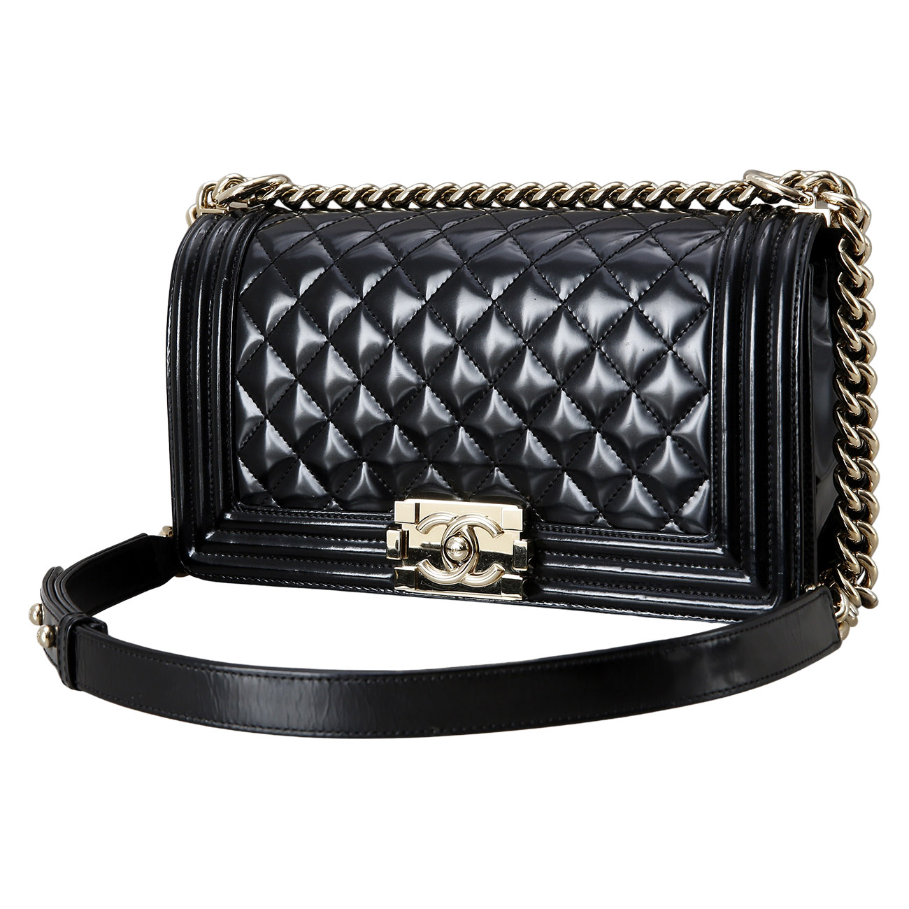 CHANEL(USED)샤넬 페이던트 보이샤넬 미듐