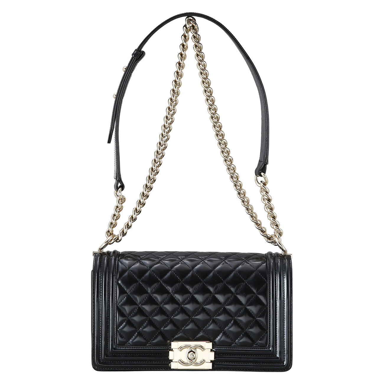 CHANEL(USED)샤넬 페이던트 보이샤넬 미듐