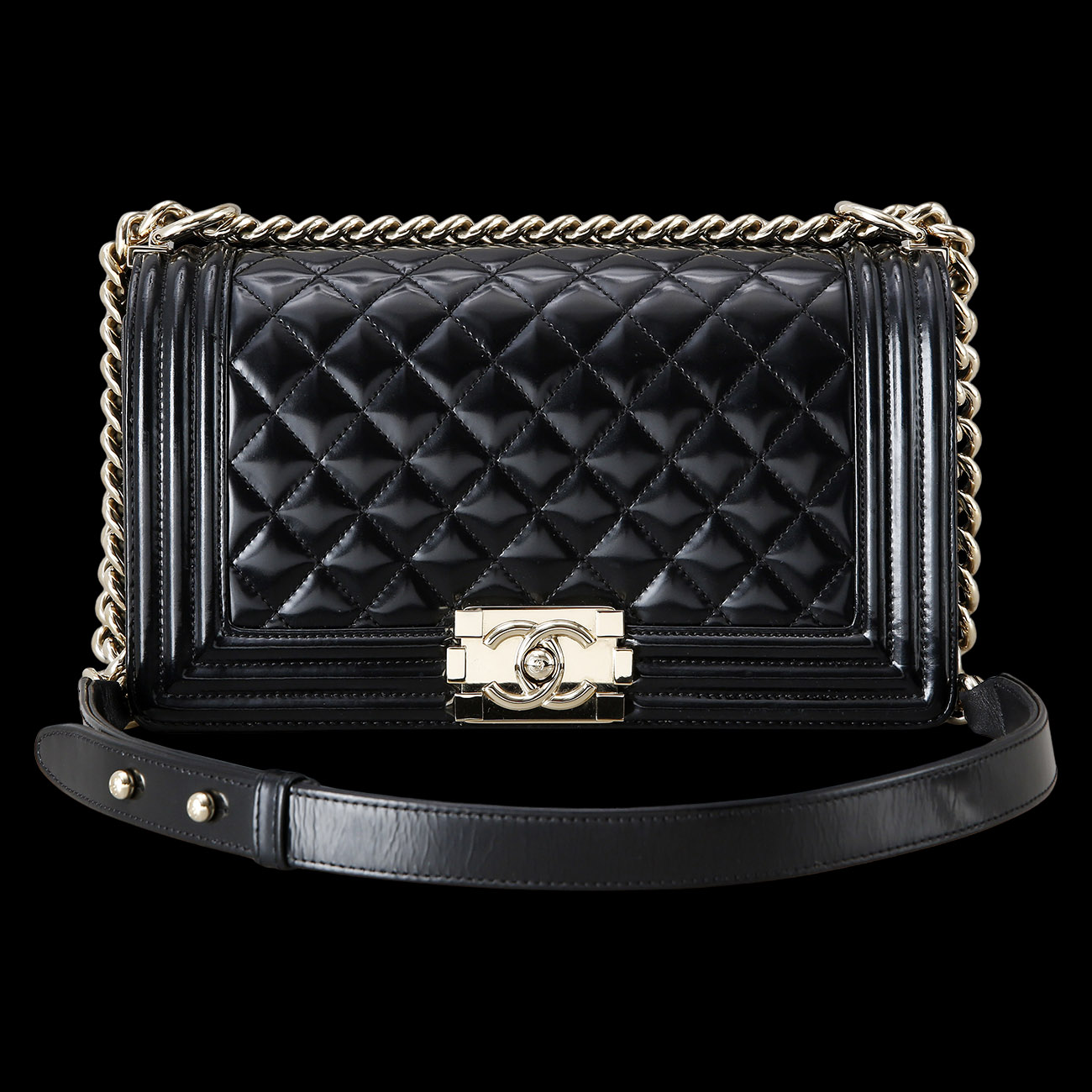 CHANEL(USED)샤넬 페이던트 보이샤넬 미듐