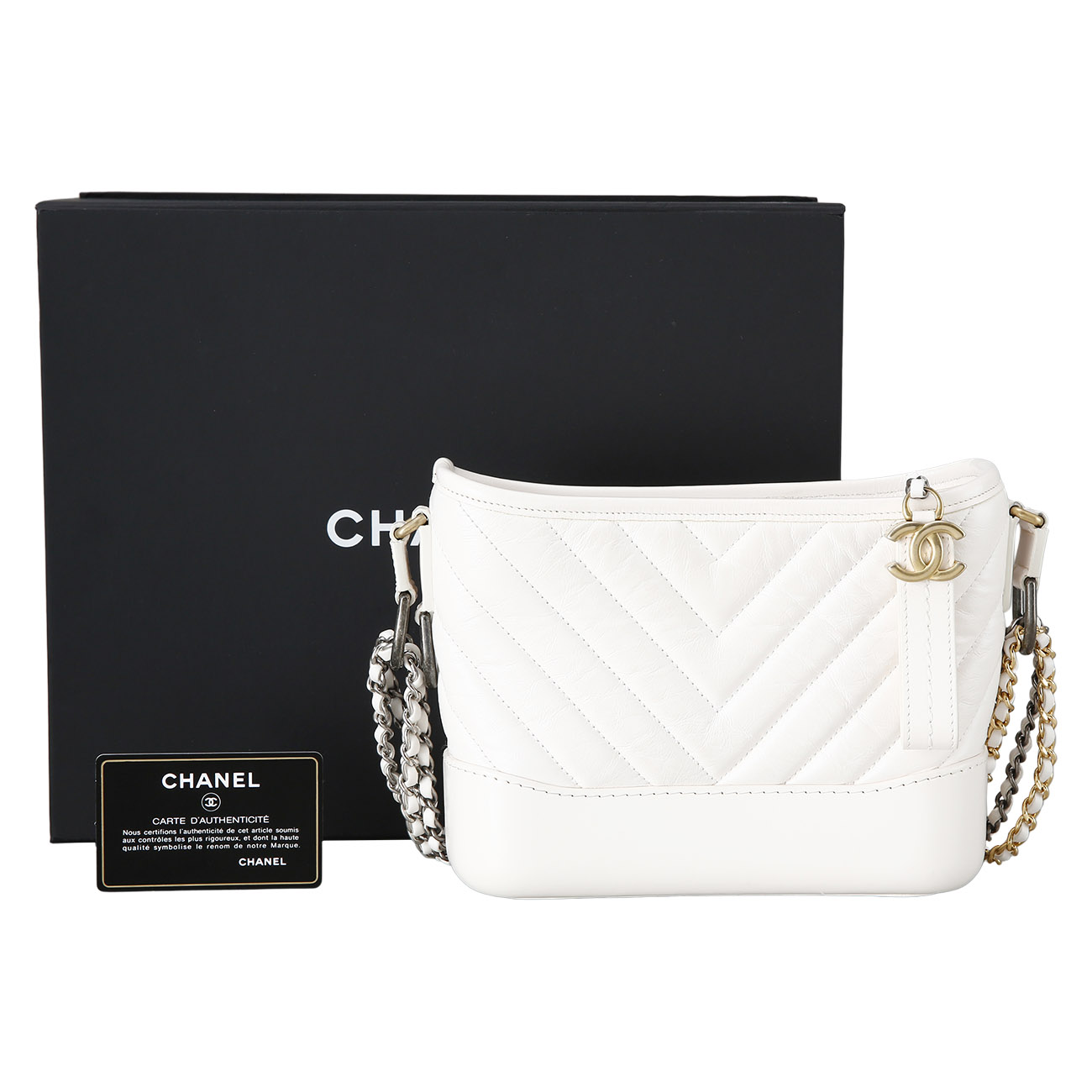 CHANEL(USED)샤넬 쉐브론 퀄팅 가브리엘 호보 스몰