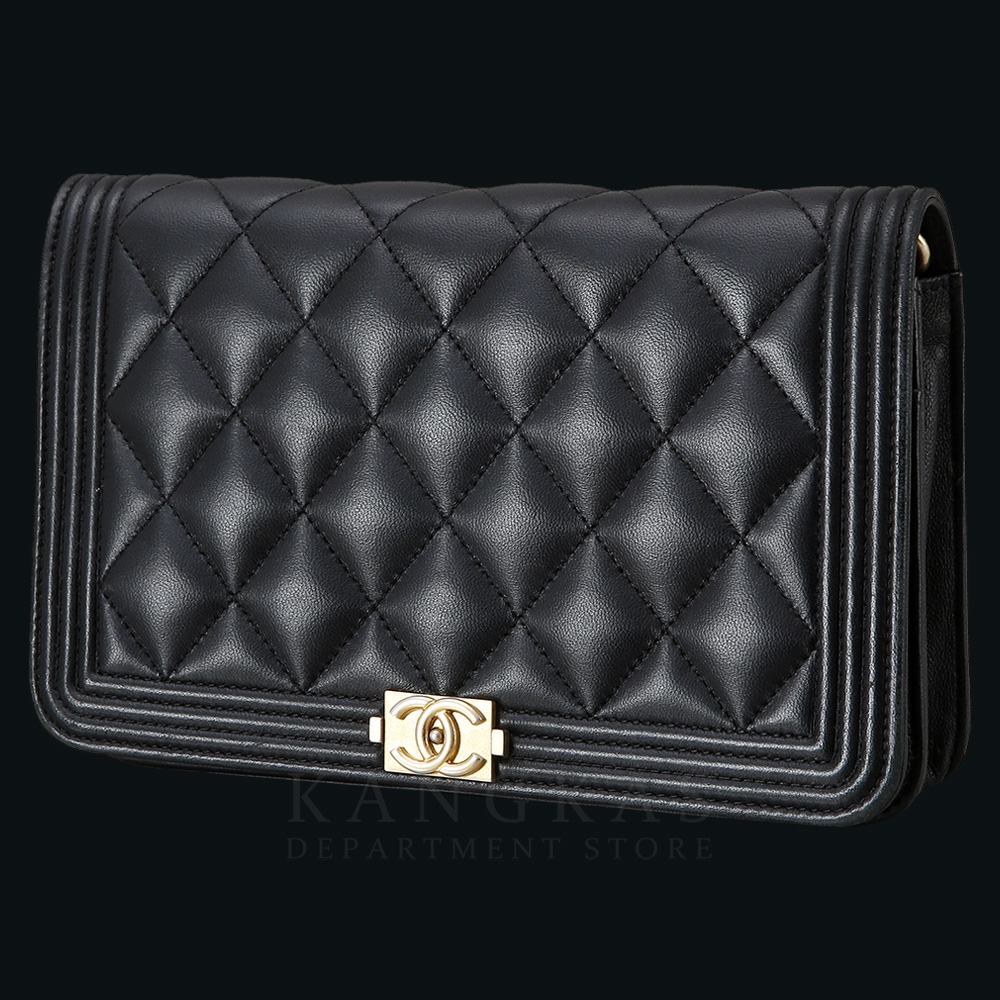 CHANEL(USED)샤넬 램스킨 보이샤넬 WOC