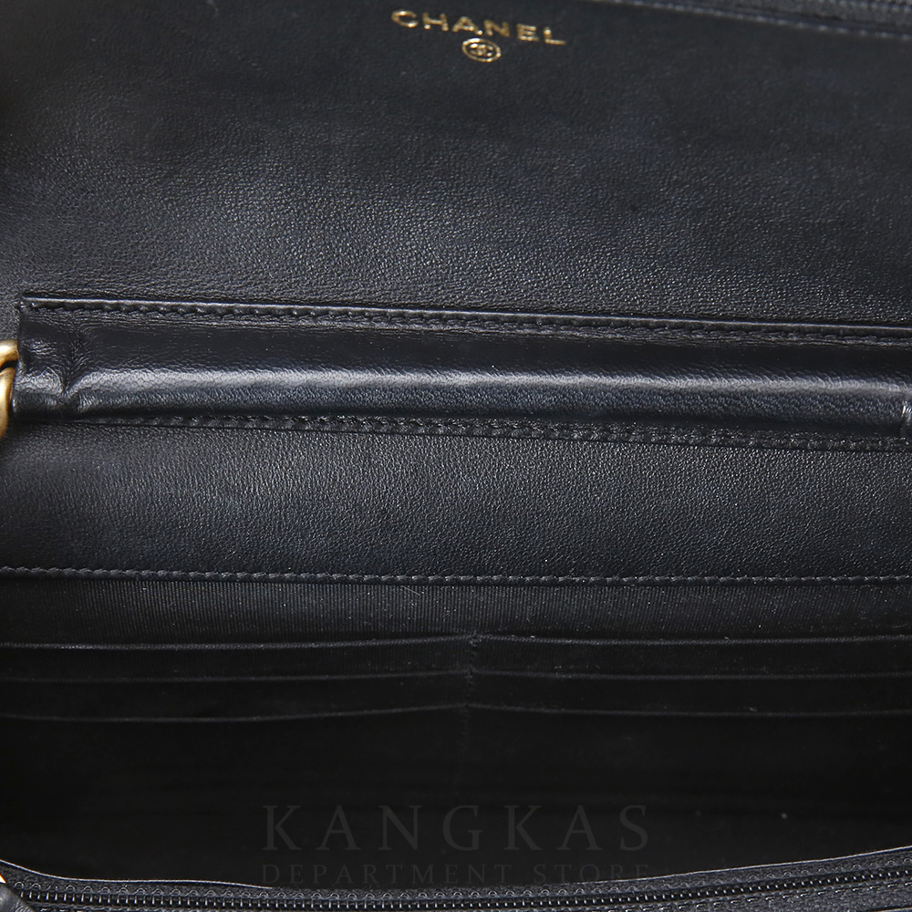 CHANEL(USED)샤넬 램스킨 보이샤넬 WOC